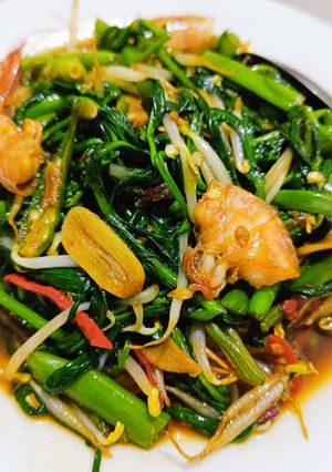 Foto resep Ca kangkung toge dan udang