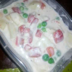 A picture of Vegetables raita.