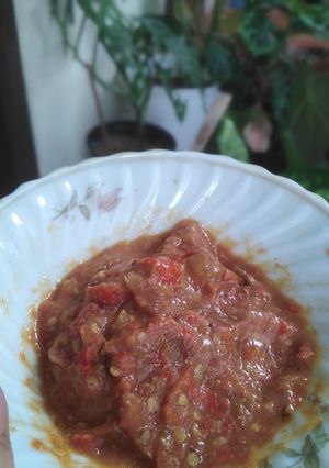 Foto resep Sambal pecel lamongan