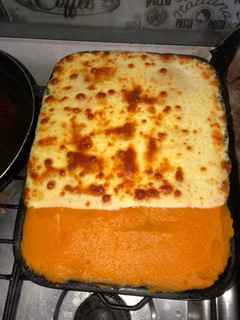 Una foto de Pastel de carne mixto papa y calabaza