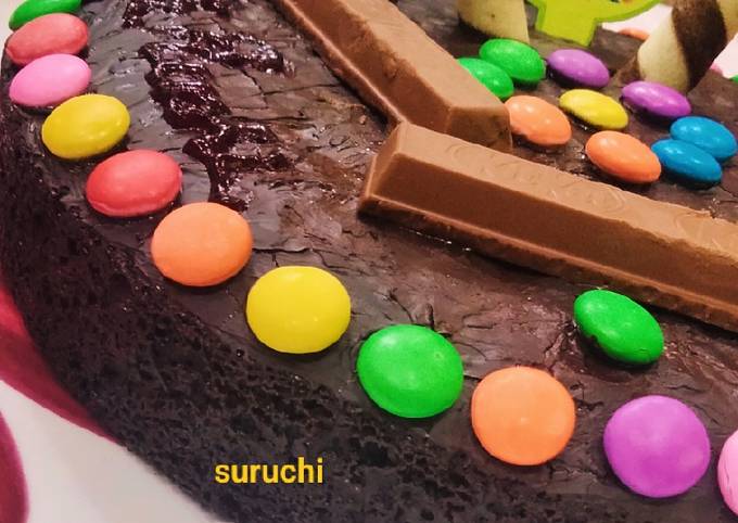 Homemade eggless Chocolate Cake Recipe by Suruchi (Dr. Ruchi ...