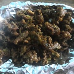 A picture of Methi ke pakore.