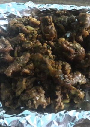 A picture of Methi ke pakore.