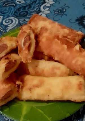 Foto resep Roti Tawar Gulung Sosis Simpel
