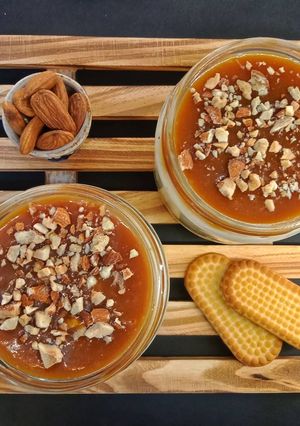 صورة لوصفة رز بلبن بالكراميل