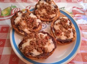 Una foto de Molletes en horno freidora de aire
