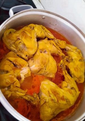 عکسی از دستور مرغ مجلسی
