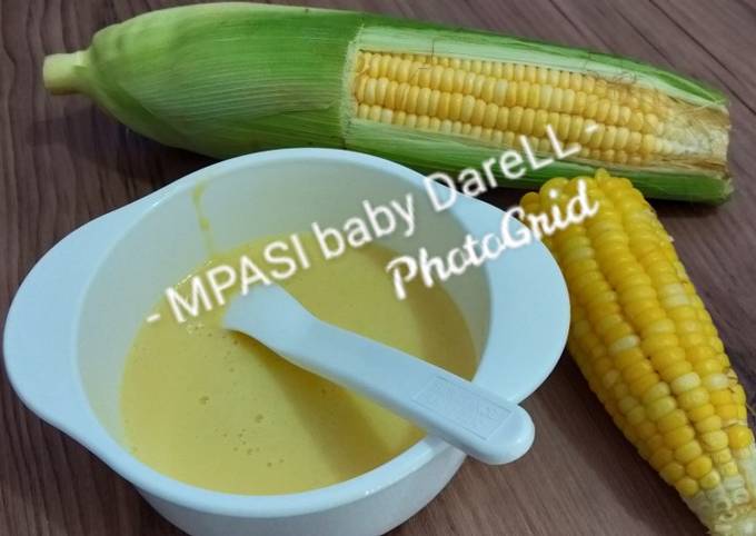 MPASI Pure Jagung Manis /Sweetcorn 🌽 Baby Darell 6mo