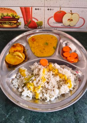 A picture of Masoor dal Tadka.