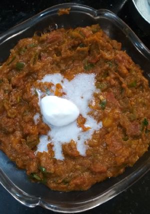 A picture of Pav bhaji.