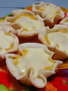 Una foto de Canastitas de calabaza y choclo