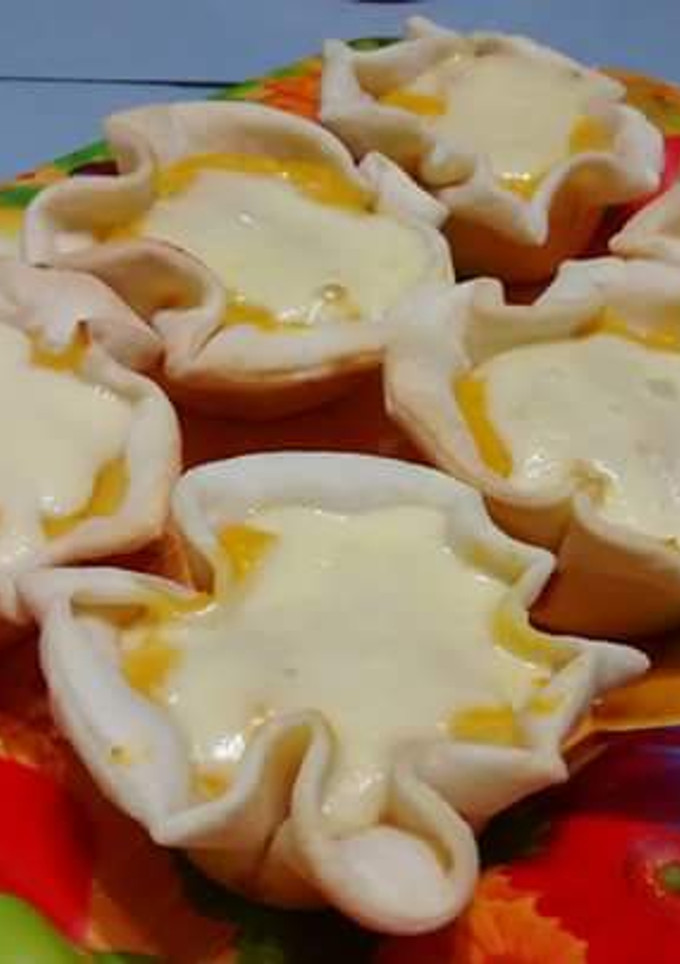 Una foto de Canastitas de calabaza y choclo