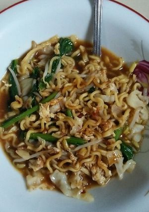 Foto resep Mie tumis sayur sederhana