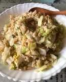 青菜蛋炒飯