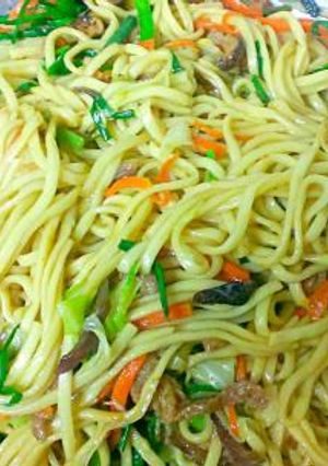 家常炒麵 的食譜成品照片