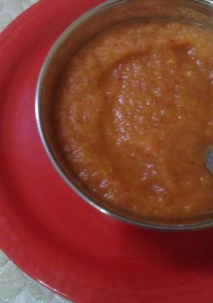 कच्ची आम और प्याज़ की चटनी रेसिपी मुख्य फोटो