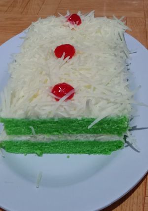 Foto resep Bolu pandan 2 telur