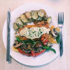 A picture of Pan-Seared Fish with Garlic Lime Butter Sauce.