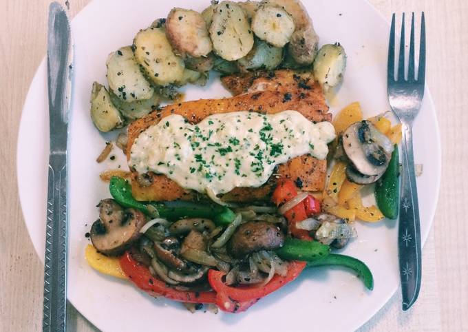 Pan-Seared Fish with Garlic Lime Butter Sauce