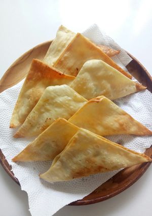 Foto resep Pangsit goreng isi udang ayam