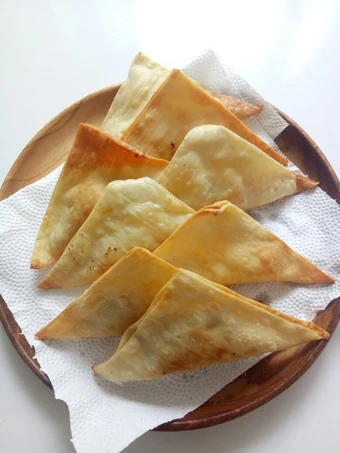 Langkah Mudah untuk Menyiapkan Resep  Pangsit goreng isi udang ayam yang Lezat Sekali, Enak