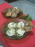 Sorrentinos al brodo