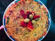 Una foto de cheesecake salado