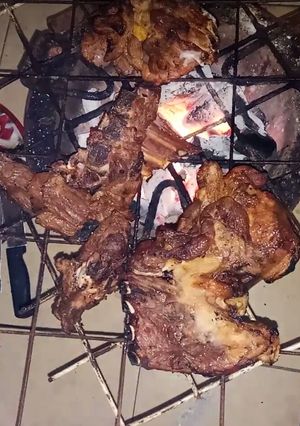 A picture of Nyama choma.