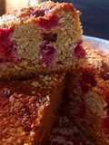Torta integral de ricotta y frambuesa