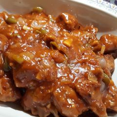 A picture of Spicy Chicken Manchurian.