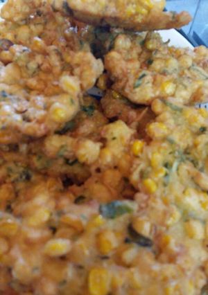 Foto resep Perkedel jagung garing pedas