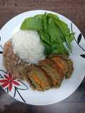 Rocambole com legumes