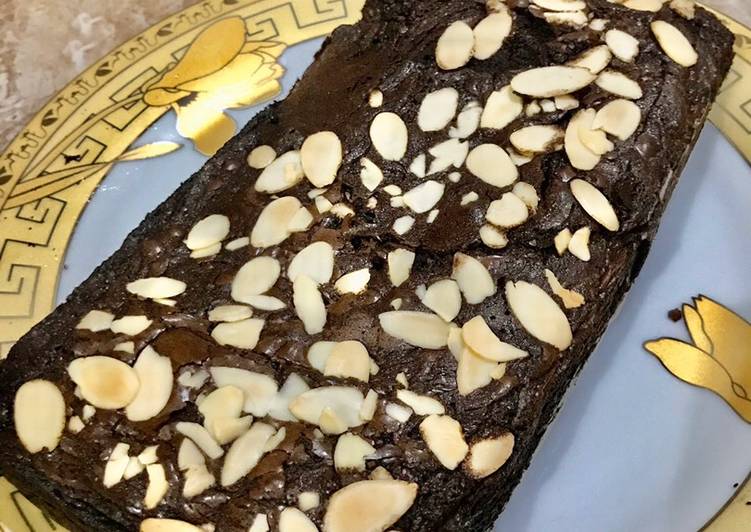 Resep Fudgy Shiny Brownies / Brownies Panggang, Enak