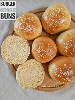 A picture of Burger buns.