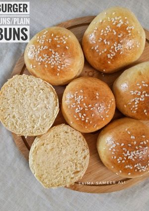 A picture of Burger buns.