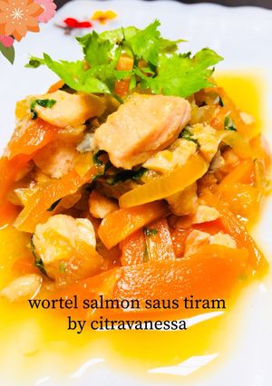 Foto resep Wortel Salmon saus tiram versi Balita