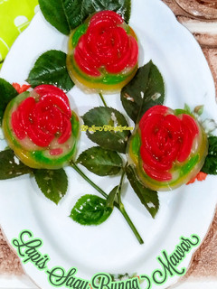Foto resep Lapis Sagu Bunga Mawar