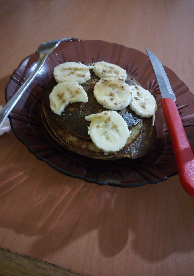 Una foto de Pancakes de plátano