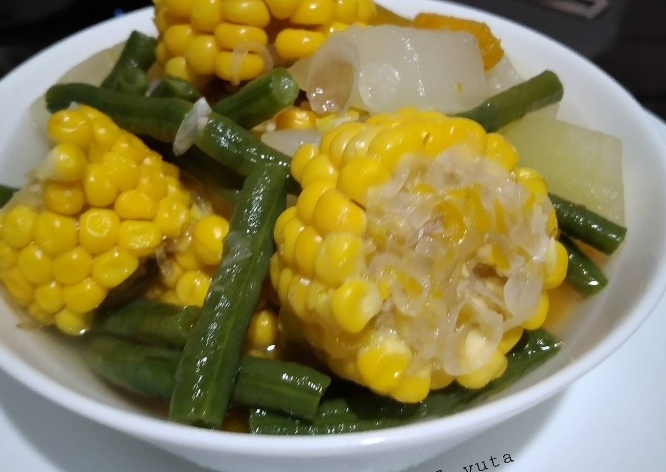 Sayur Bening Jagung Labu