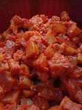 Sambel goreng tahu kentang cecek