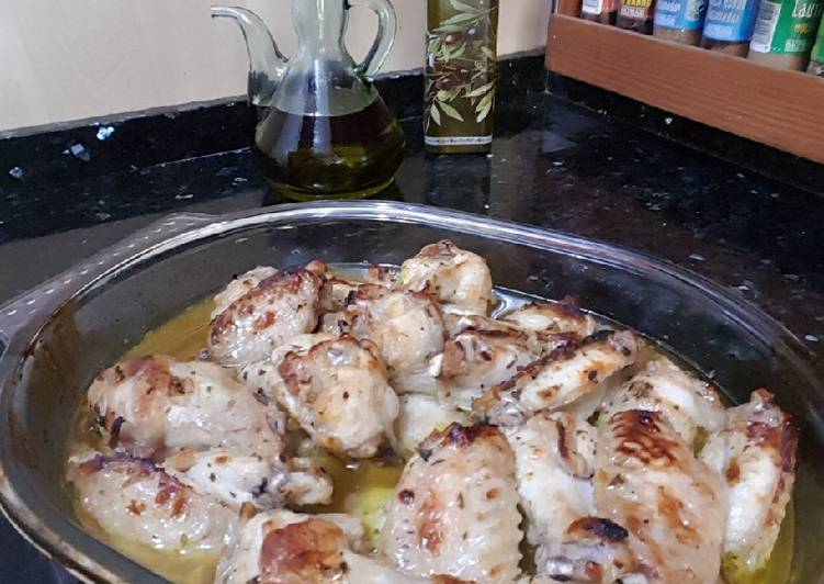 Alitas de pollo al horno