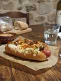 Perritos Calientes con Ensalada China en freidora de aire