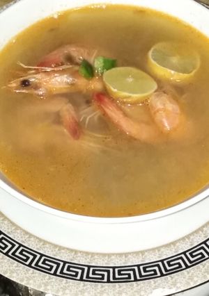 صورة لوصفة شوربة جمبري