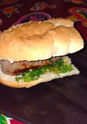 Una foto de Baguette choripan