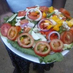 A picture of Vegetable salad.