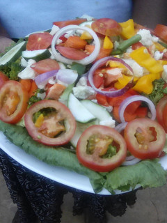 A picture of Vegetable salad.