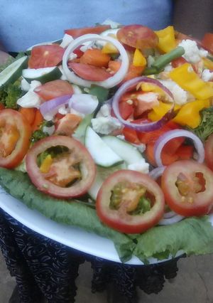 A picture of Vegetable salad.