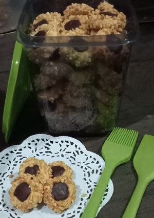 Foto resep Thumbprint choco peanuts