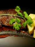 Churrasco con papas salteadas