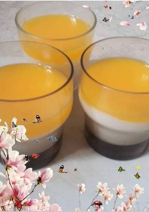 Une photo de Il fait chaud pour un peu de fraîcheur mhlabia a l'orange